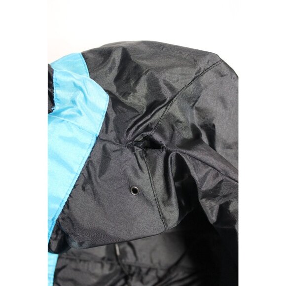 Seattle Blues vintage 90s stash hood 1/2 zip water resistant windbreaker jacket - Picture 12 of 14